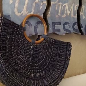 NWT- Beaded Anthropolgie Tote